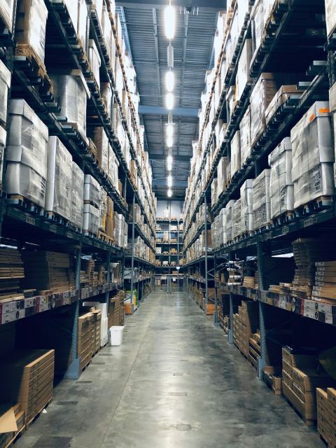 Racked warehouse operations